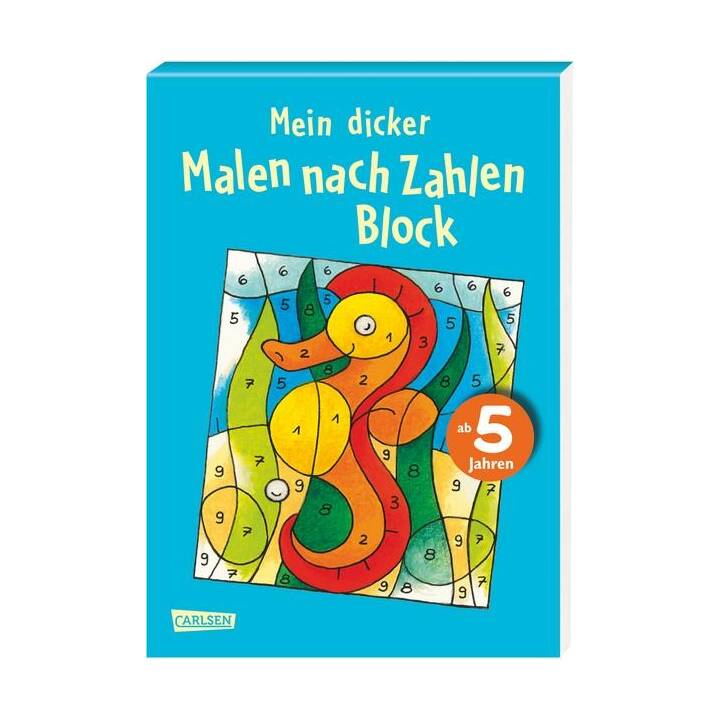 Mein dicker Malen nach Zahlen Block