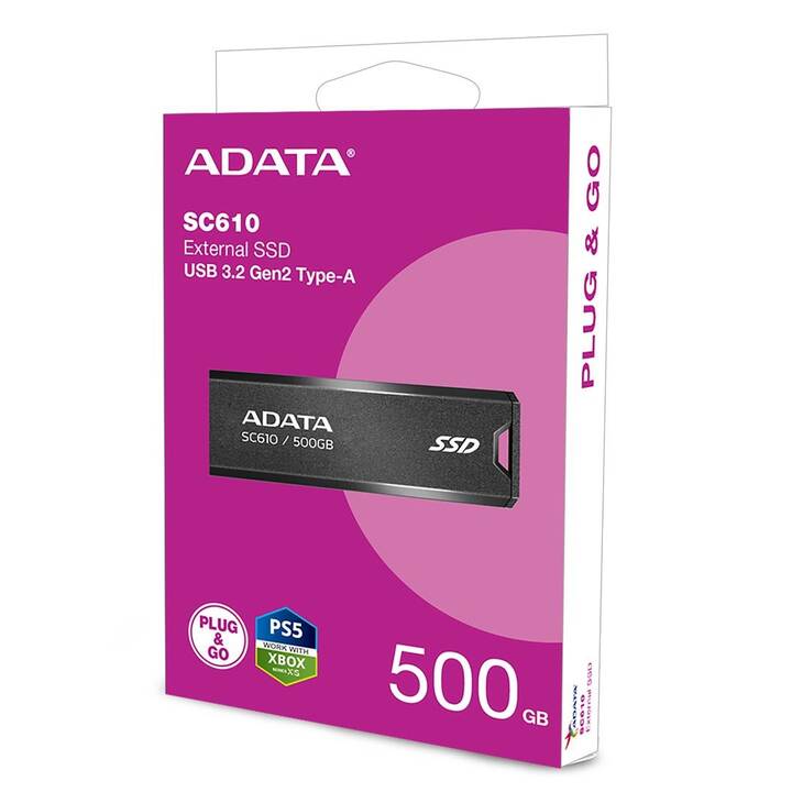 ADATA SC610 (USB di tipo A, 500 GB)