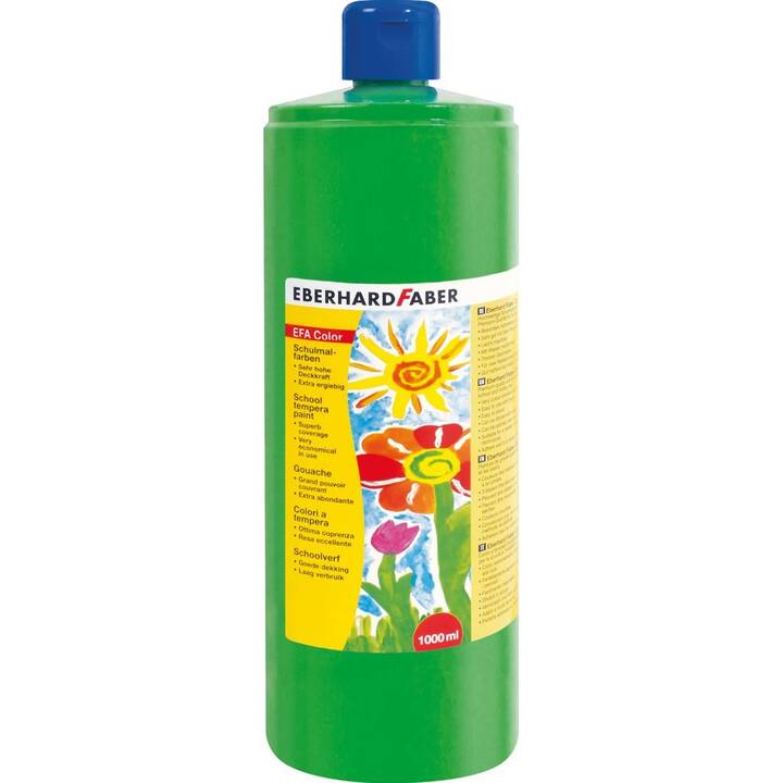 EBERHARDFABER Colore a dita (1000 ml, Verde)