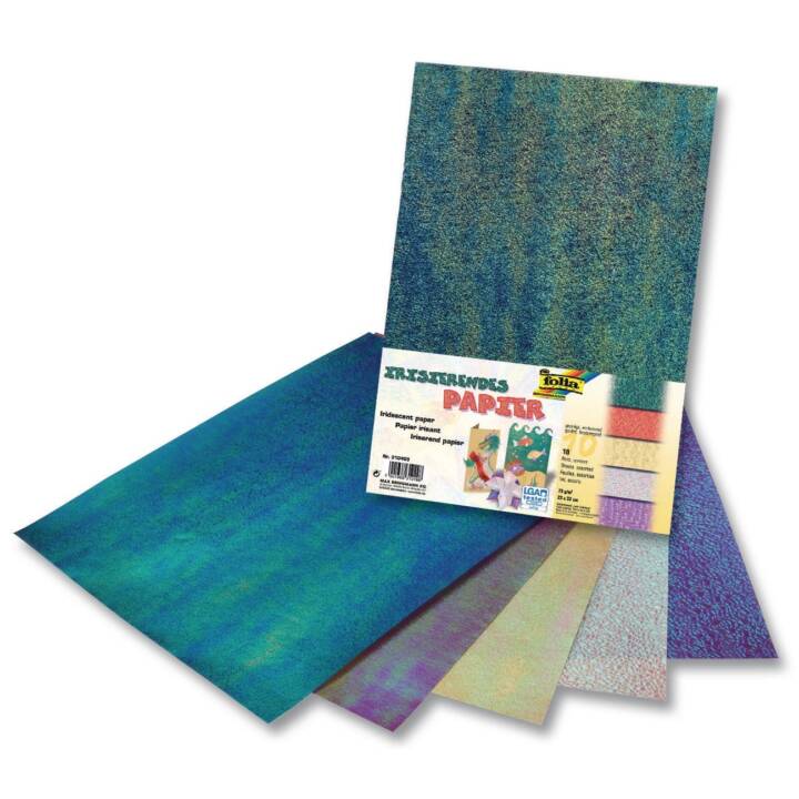 FOLIA Faltpapier (Mehrfarbig, 10 Stück)