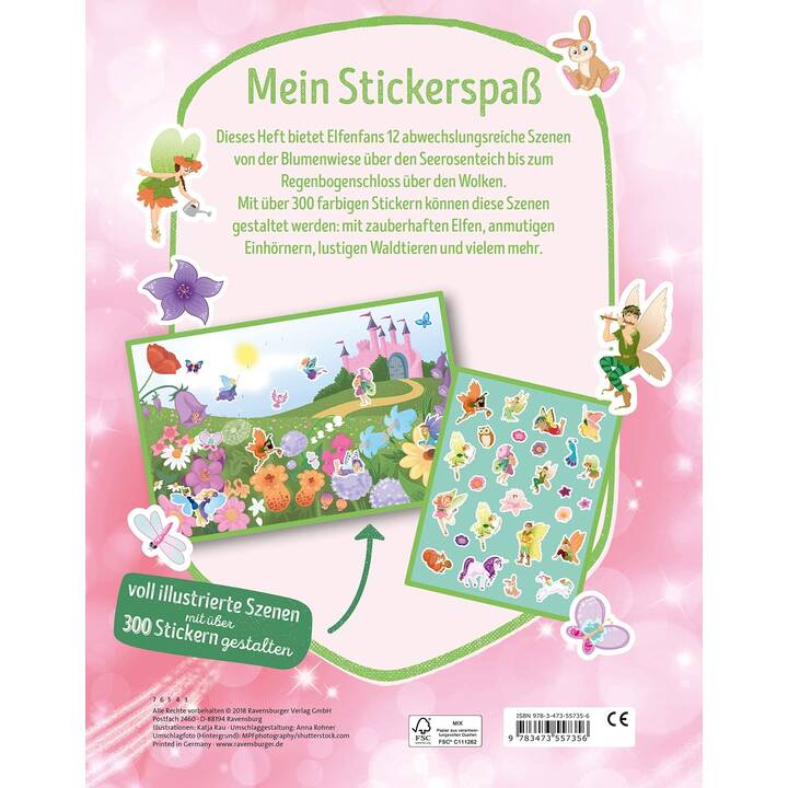 RAVENSBURGER Stickerbuch (Fantasie und Magie)