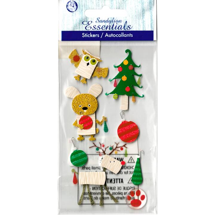 ROOST Sticker Timberland friends (Weihnachten / Advent)