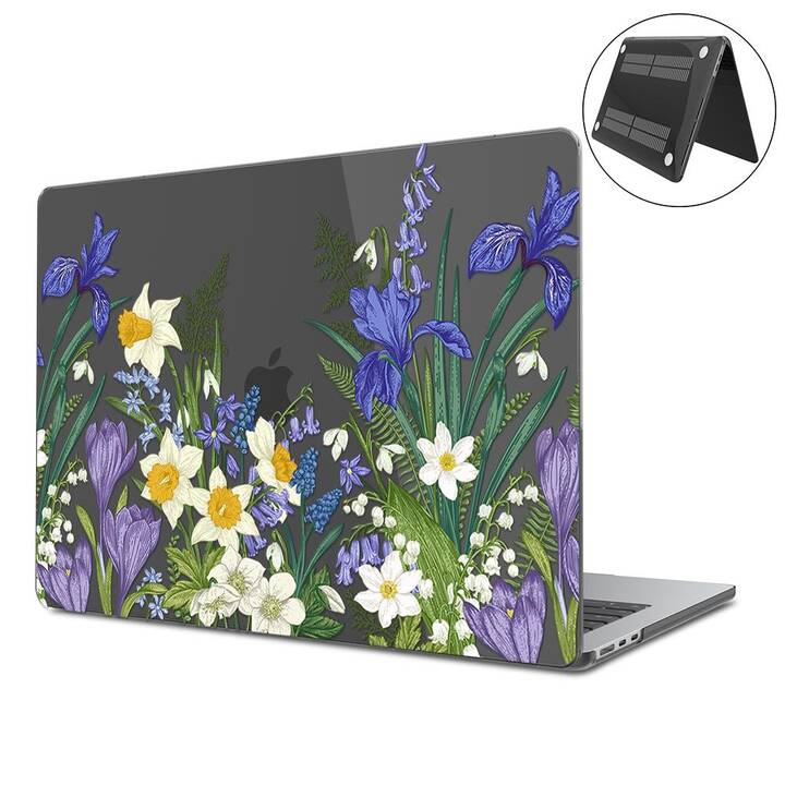 EG Hardcase (Macbook Air 15" M2 2023, Fiore, Transparente)