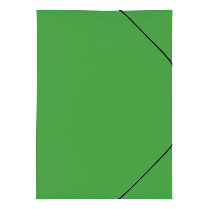 PAGNA Cartellina con elastico Trend (Verde, A3, 1 pezzo)