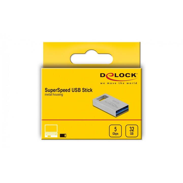 DELOCK 54070 (32 GB, USB 3.0 Typ-A)