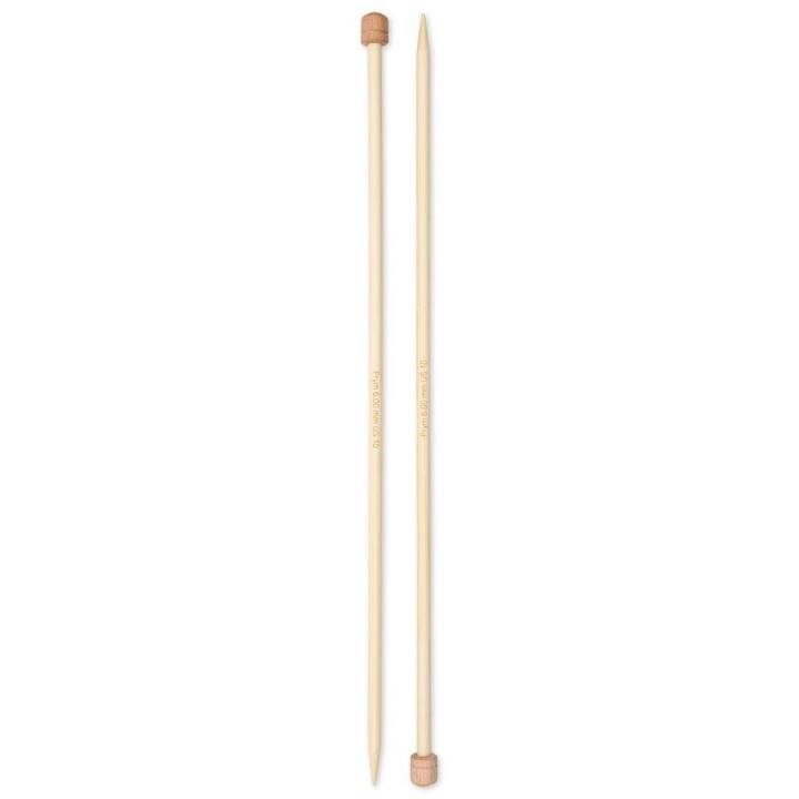 PRYM GROUP Stricknadel Bambus (0.6 cm, Braun)