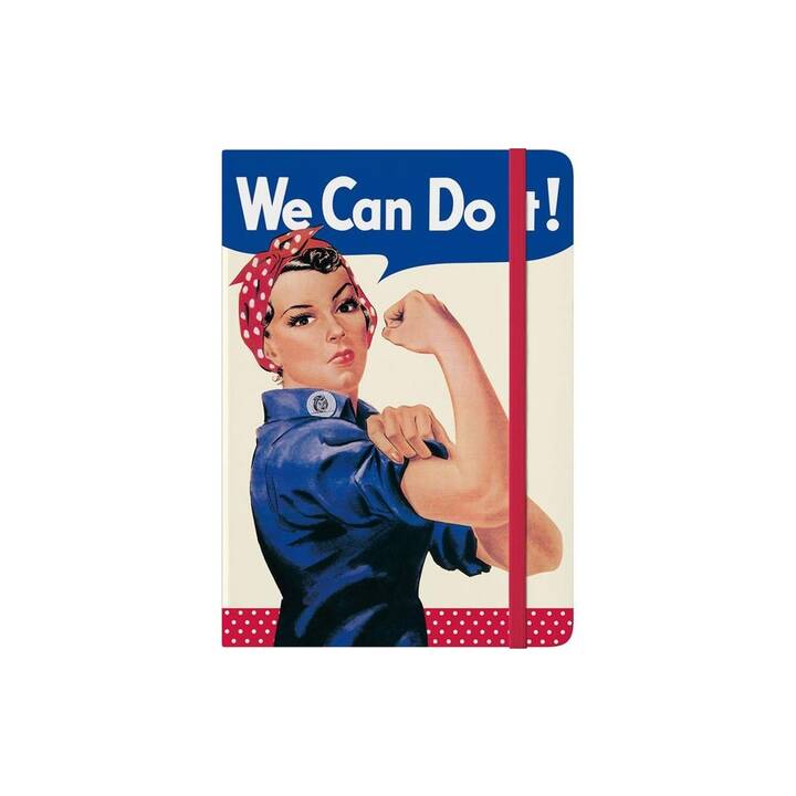  NOSTALGIC ART Carnets We can do it! (A5, À pastilles)