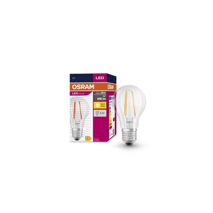 OSRAM Ampoule LED Value Classic A (E27, 6.5 W)