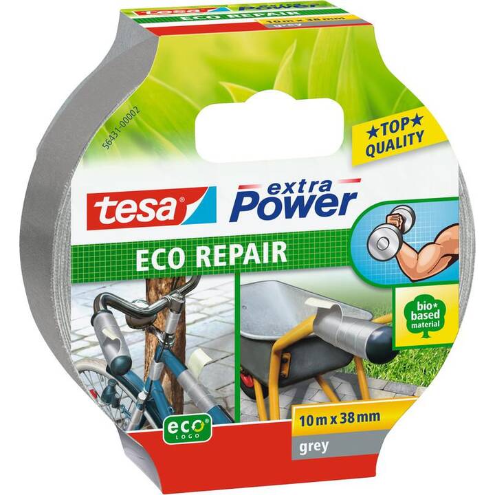 TESA Ruban de réparation extra Power Eco Repair (38 mm x 10 m, 1 pièce)