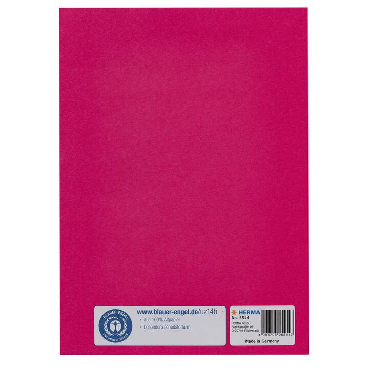 HERMA Protège-cahier (Rose, Pink, A5, 1 pièce)