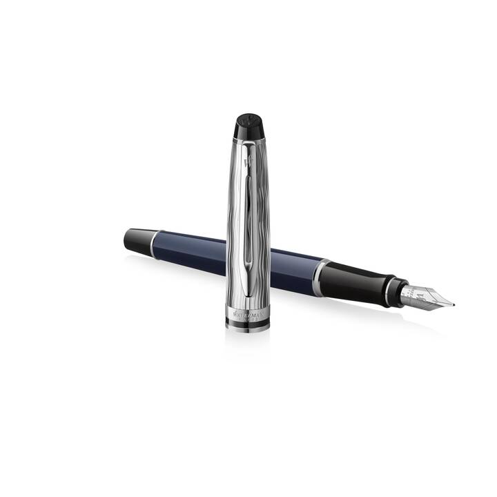 WATERMAN L'Essence Füllfederhalter (Silber, Schwarz, Blau)