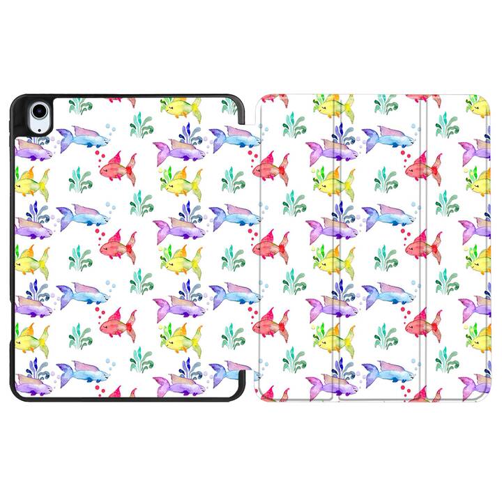 EG coque pour iPad Air 10.9" (2022) 5e génération - multicolore - poisson