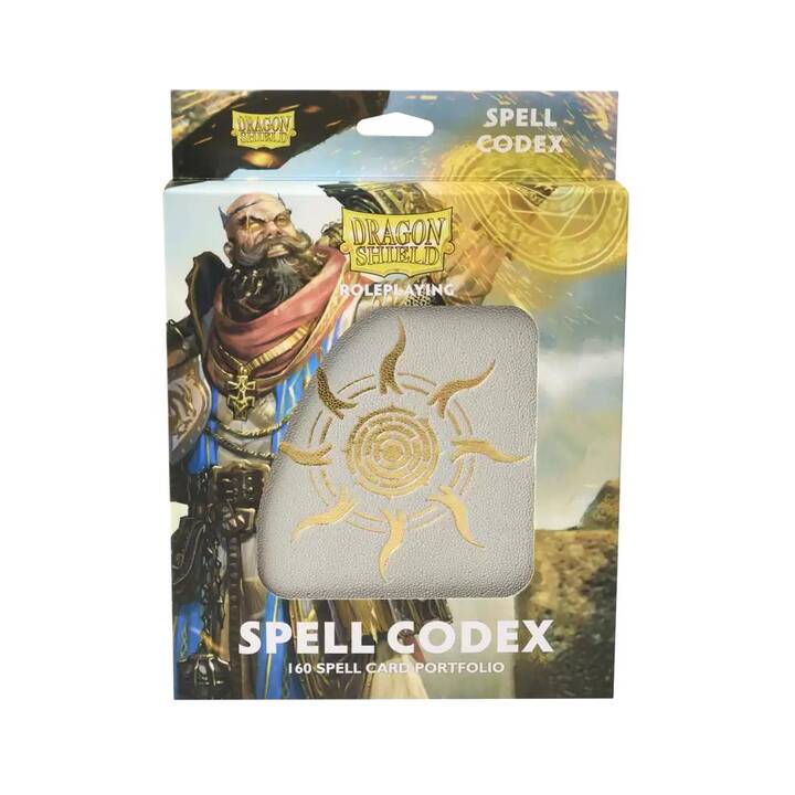 DRAGON SHIELD Album de cartes Spell Codex - Ashen White (D&D)