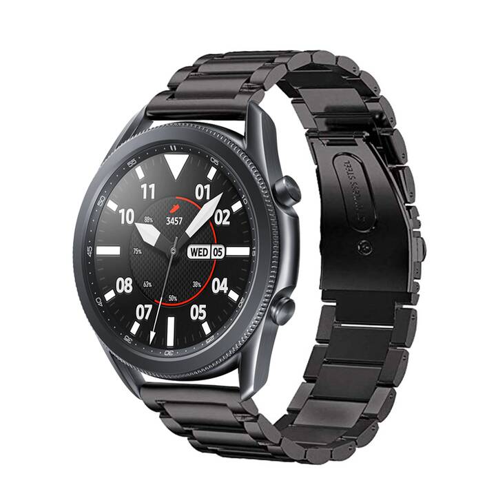 EG Armband (Samsung Galaxy Galaxy Watch Active 2 40 mm / Galaxy Watch Active 2 44 mm / Galaxy Watch Active 40 mm, Schwarz)