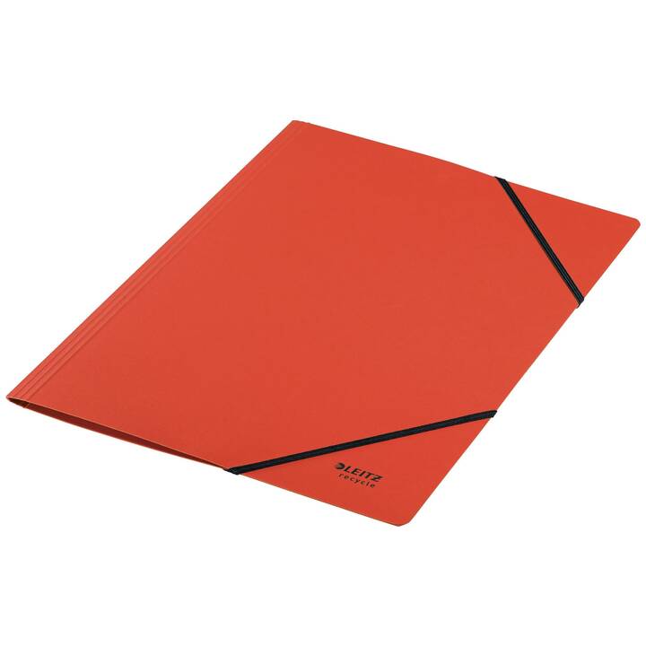 LEITZ Cartellina con elastico Eckspanner (Rosso, A4, 1 pezzo)