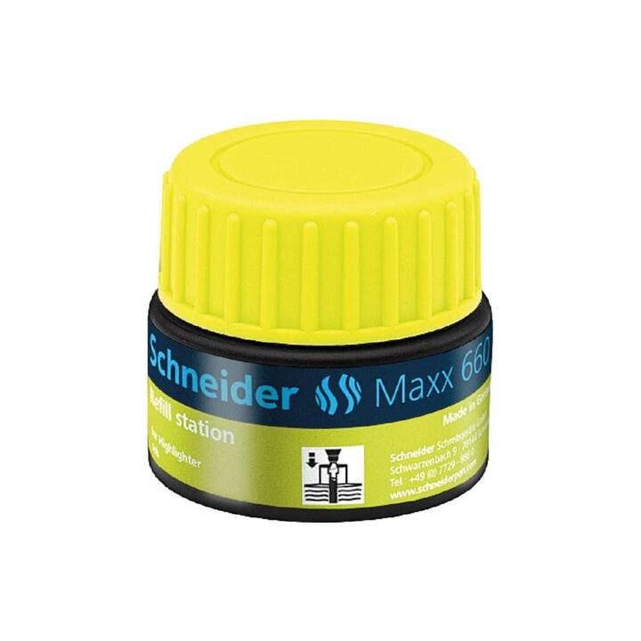 SCHNEIDER Inchiostro Maxx 660 (Giallo, 30 ml)