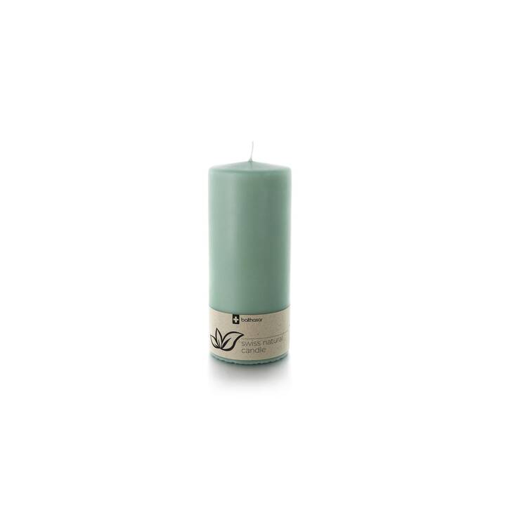BALTHASAR Bougie cylindrique Swiss Natural (Turquoise)