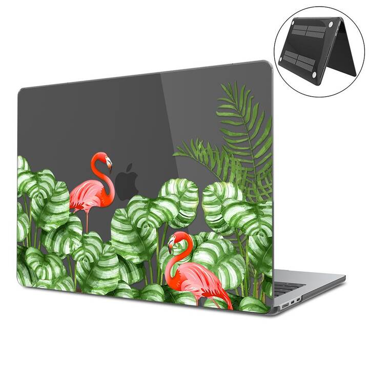 EG Hardcase (MacBook Air 13" M2 2022, Uccelli, Transparente, Nero)