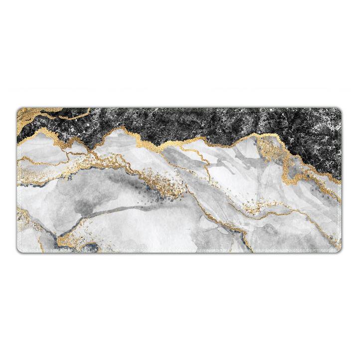 EG tapis de clavier (80x30cm) - gris - marbre