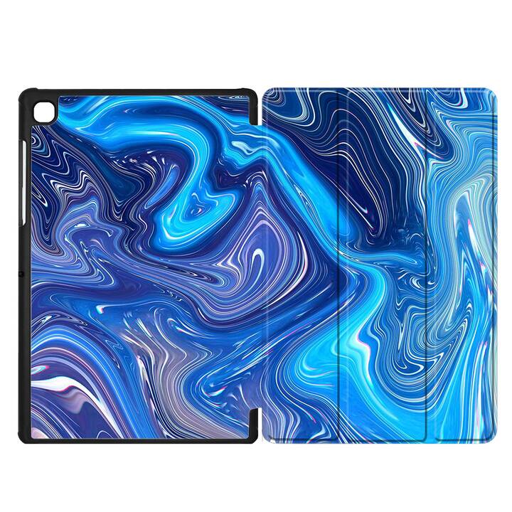 EG coque pour Samsung Galaxy Tab A7 Lite 8.7" (2021) - bleu - liquide