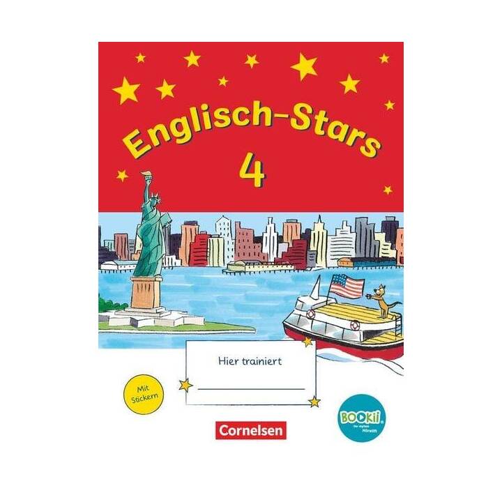 Englisch-Stars, BOOKii-Ausgabe, 4. Schuljahr, Übungsheft, Mit Lösungen