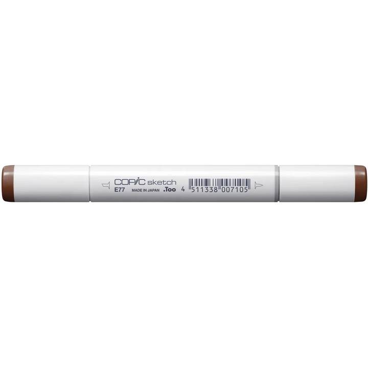 COPIC Marcatori di grafico Sketch E77 Maroon (Marrone, 1 pezzo)