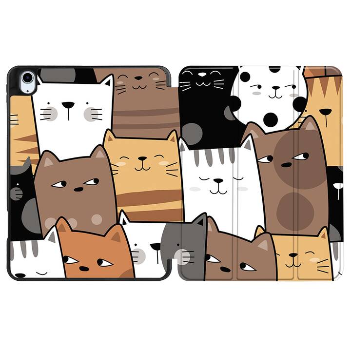 EG coque pour iPad Air 10.9" (2022) 5e génération - marron - dessin animé