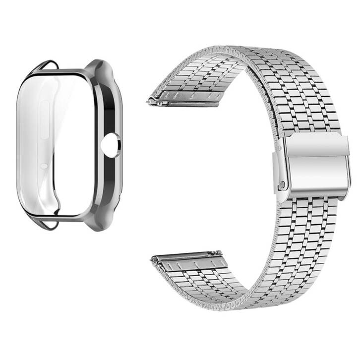 EG Armband (Amazfit Bip 3 / Bip 3 Pro, Silber)