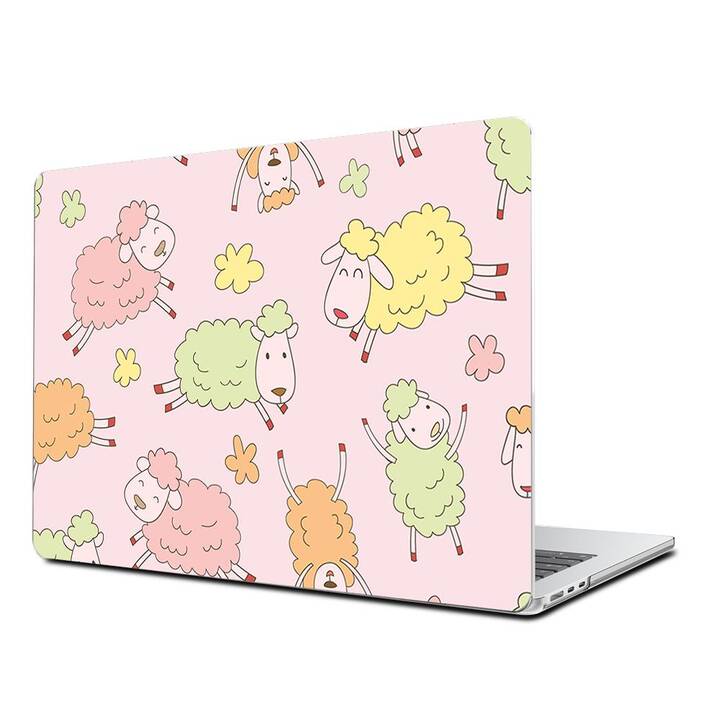 EG Hardcase (Macbook Air 15" M2 2023, Kunst, Rosa)