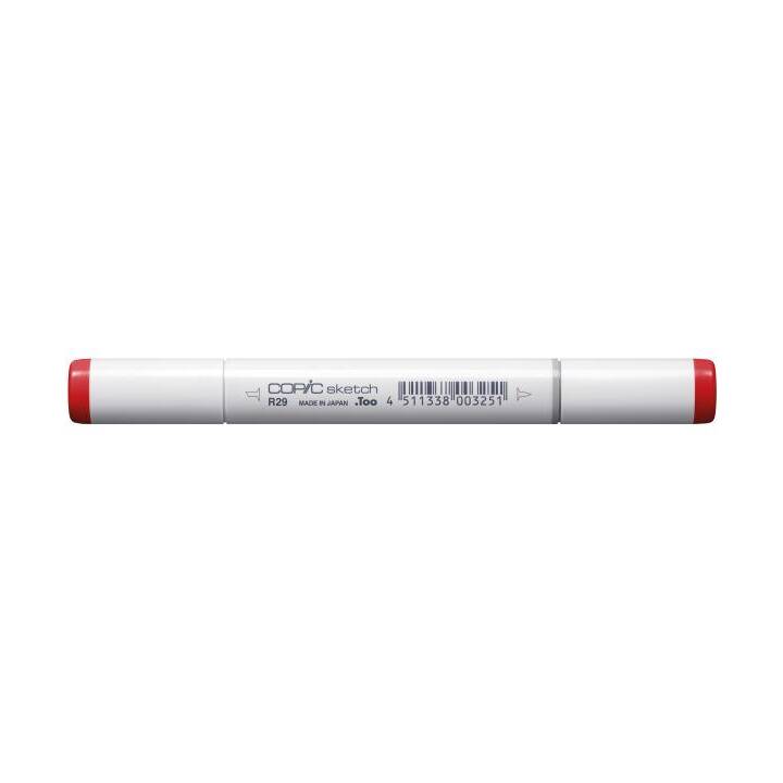 COPIC Marqueur de graphique Sketch R29 Lipstick Red (Rouge, 1 pièce)