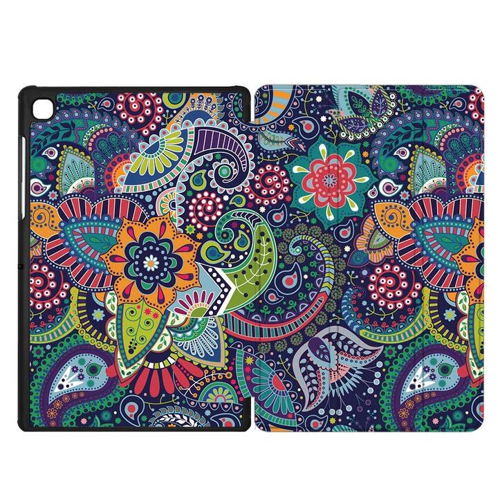 EG coque pour Samsung Galaxy Tab A7 Lite 8.7" (2021) - bleu - paisley