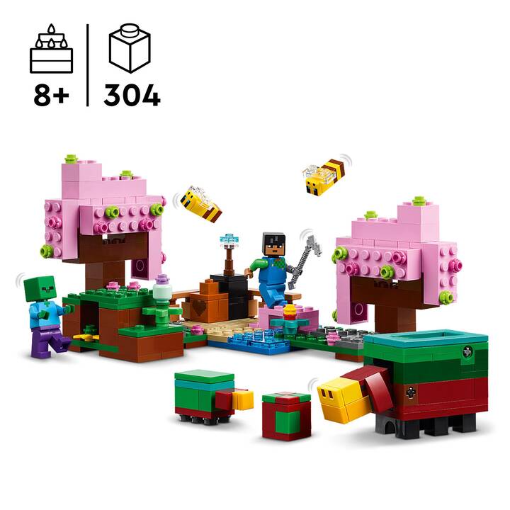 LEGO Minecraft Il giardino del ciliegio in fiore (21260)