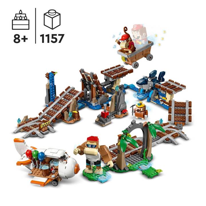 LEGO Super Mario Pack di espansione Corsa nella miniera di Diddy Kong (71425)