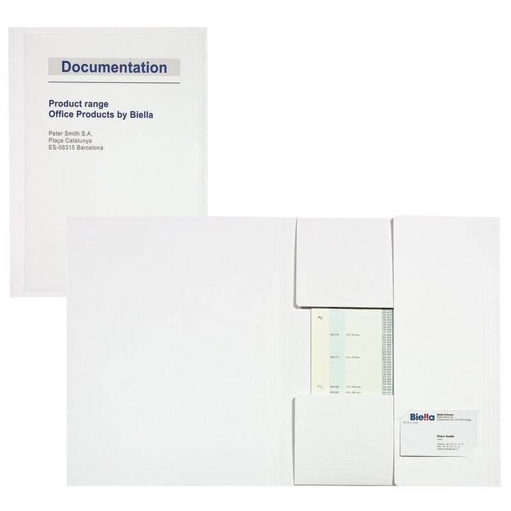 BIELLA Dossier d'organisation (Blanc, A4, 1 pièce)