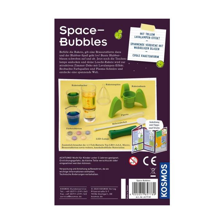 KOSMOS Space Bubbles Experimentierkasten (Astronomie)