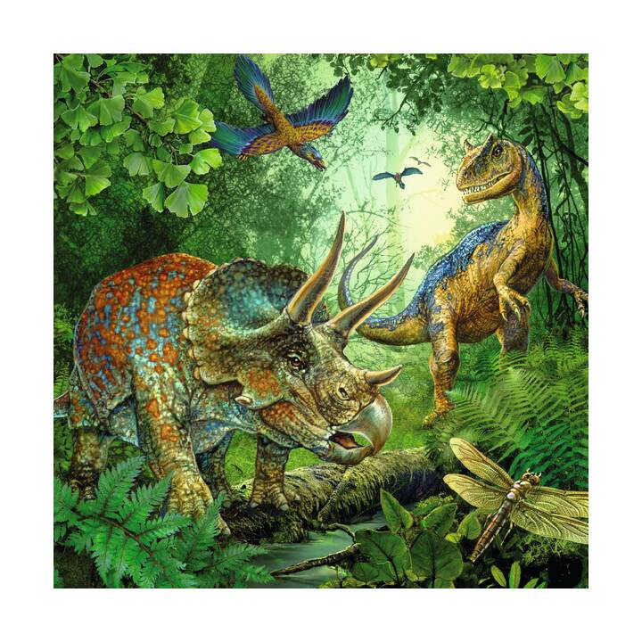 RAVENSBURGER Dinosaure Dinosaur Puzzle (3 x 49 x)