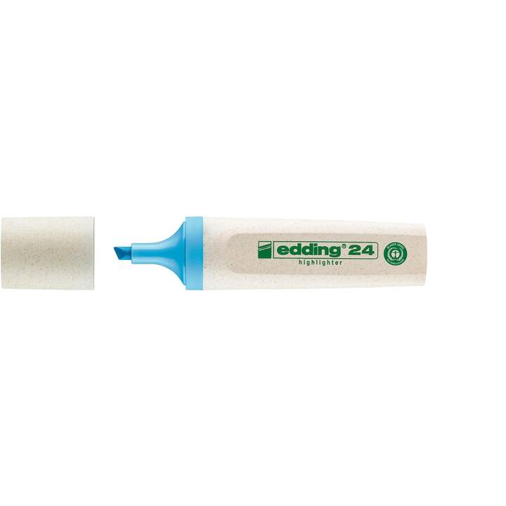 EDDING Surligneur 24 EcoLine (Bleu, 1 pièce)