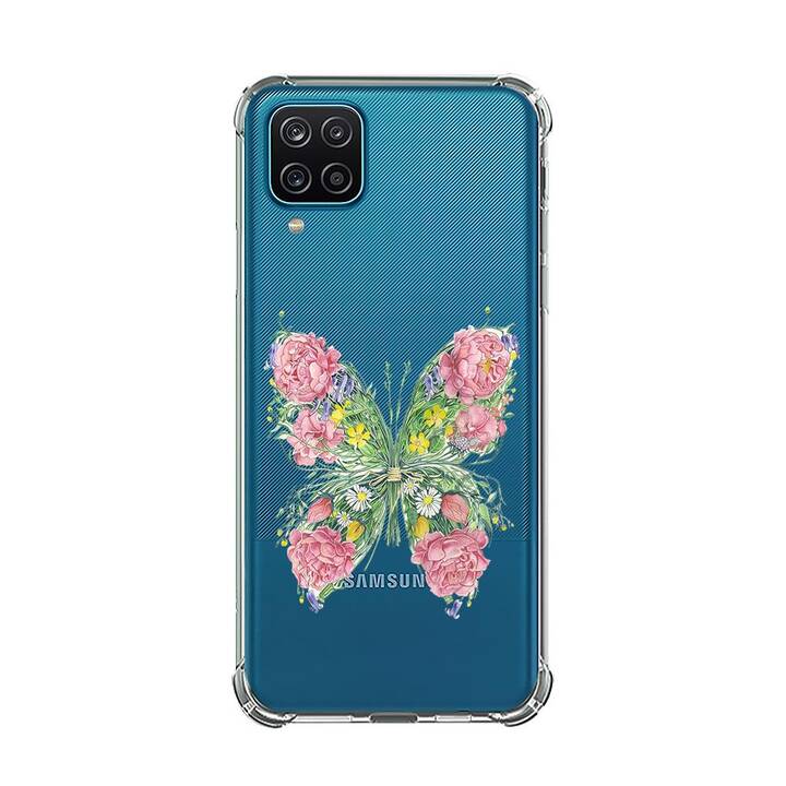 EG Backcover (Galaxy A22 5G, Papillon, Transparent)