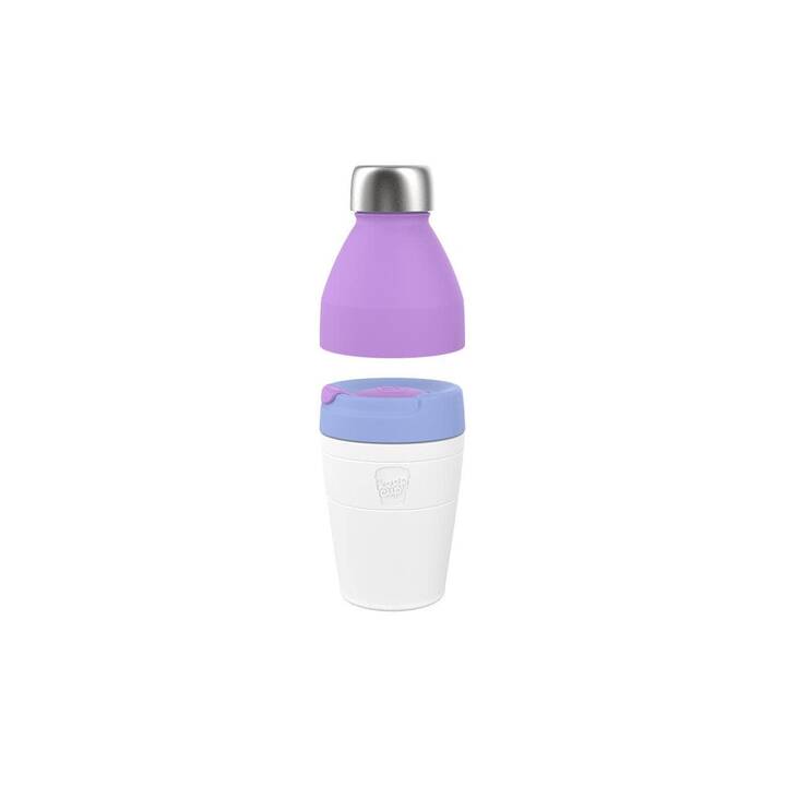 KEEPCUP Thermobecher (0.34 l, Violett, Weiss)