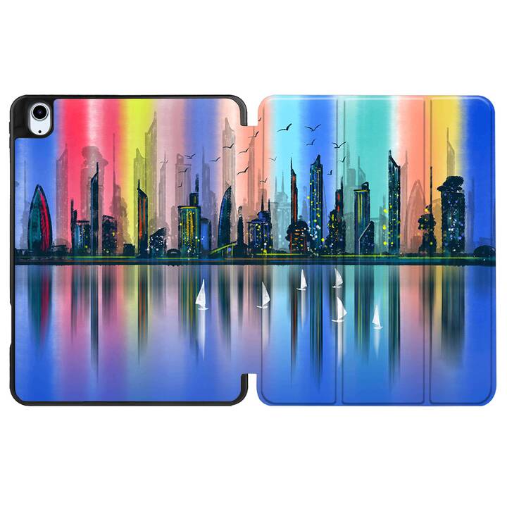 EG coque pour iPad Air 10.9" (2022) 5e génération - multicolore - ville