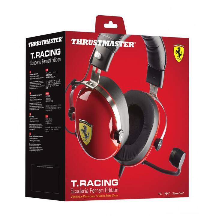 THRUSTMASTER Gaming Headset T.Racing Scuderia - Ferrari Edition (Over-Ear)