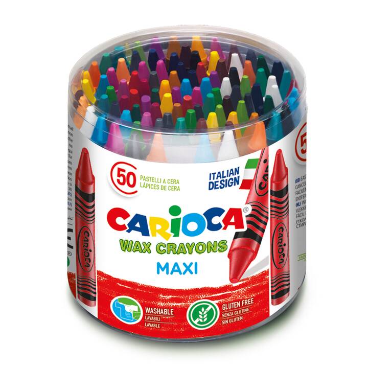 CARIOCA Matite a cera Maxi Wax (50 pezzo)