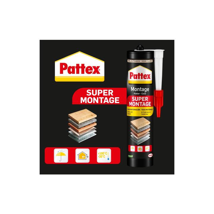 PATTEX Colle d'installation Supermontage (410 g)