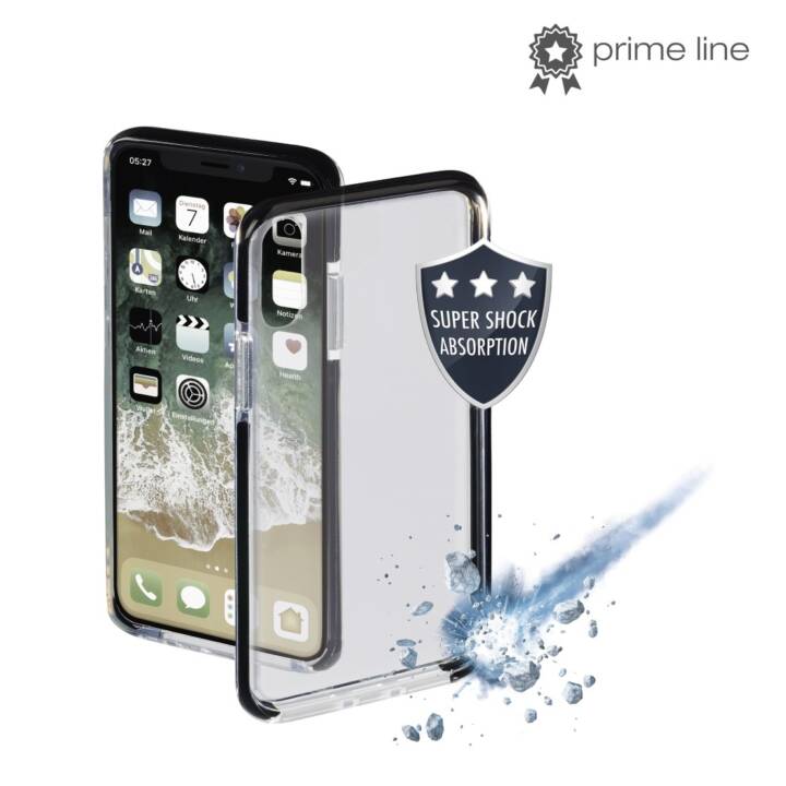 HAMA Backcover Protector (iPhone XR, Transparente, Nero)