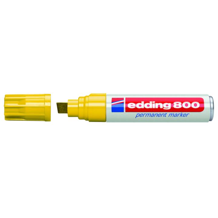 EDDING Permanent Marker (Gelb, 1 Stück)