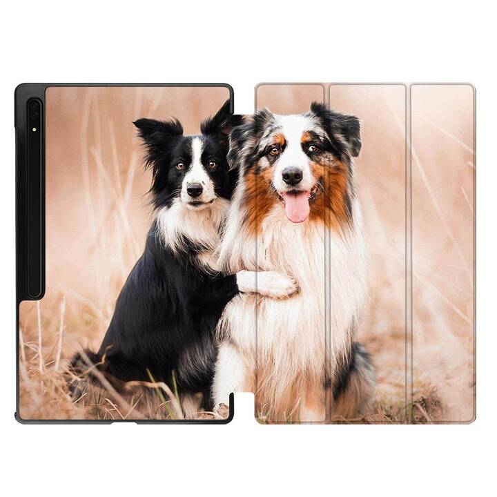 EG Housse (11", Galaxy Tab S9, Chiens, Brun)