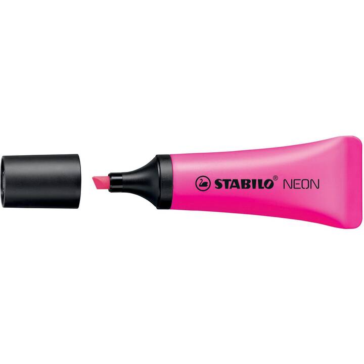 STABILO Surligneur NEON (Rose, 1 pièce)