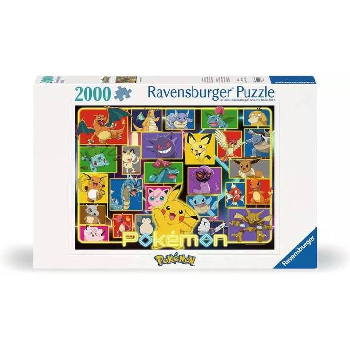 RAVENSBURGER Pokémon Film e fumetto Puzzle (2000 x)