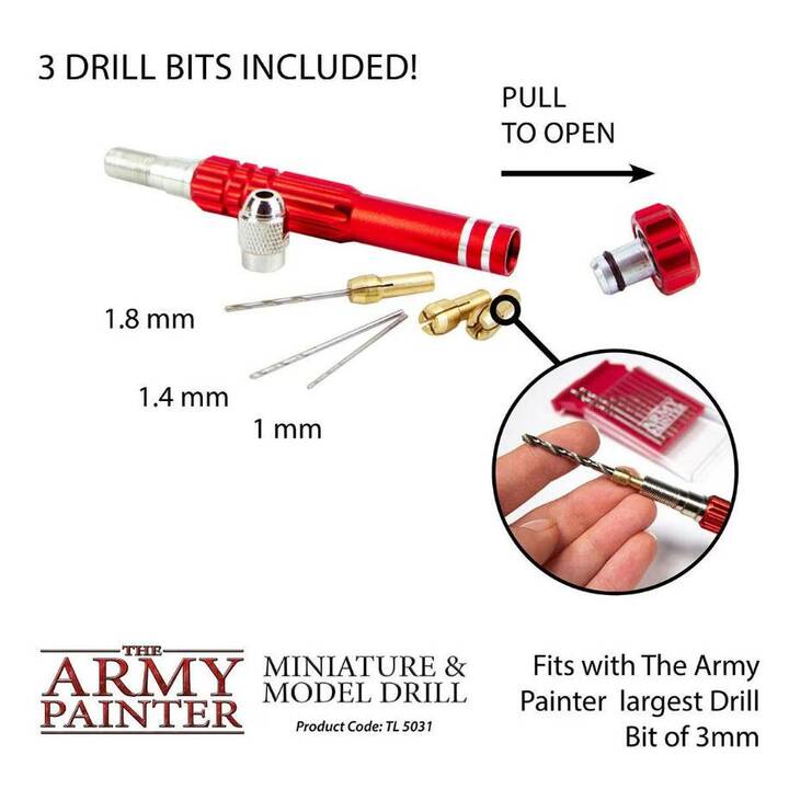 THE ARMY PAINTER Perceuse Miniature and Model (4 Parts)