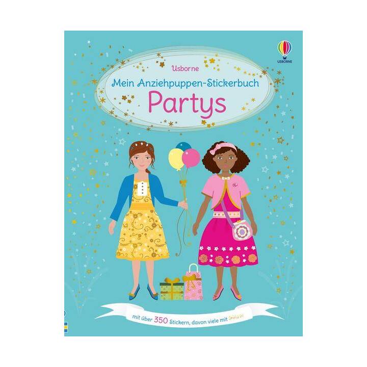 USBORNE PUBLISHING Libro degli adesivi Partys (Moda)